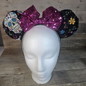 Sugar Skull Disney Ears Handmade